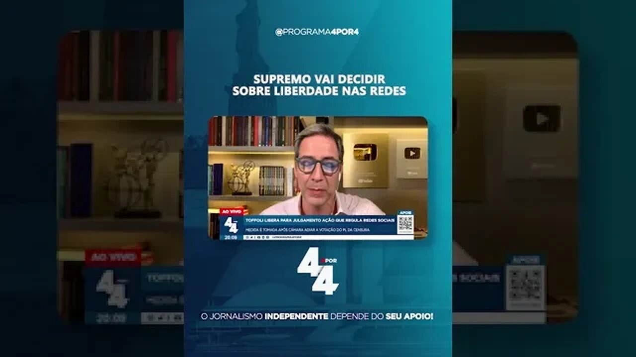 STF mata no peito e vai julgar ação que regula as redes sociais #shorts