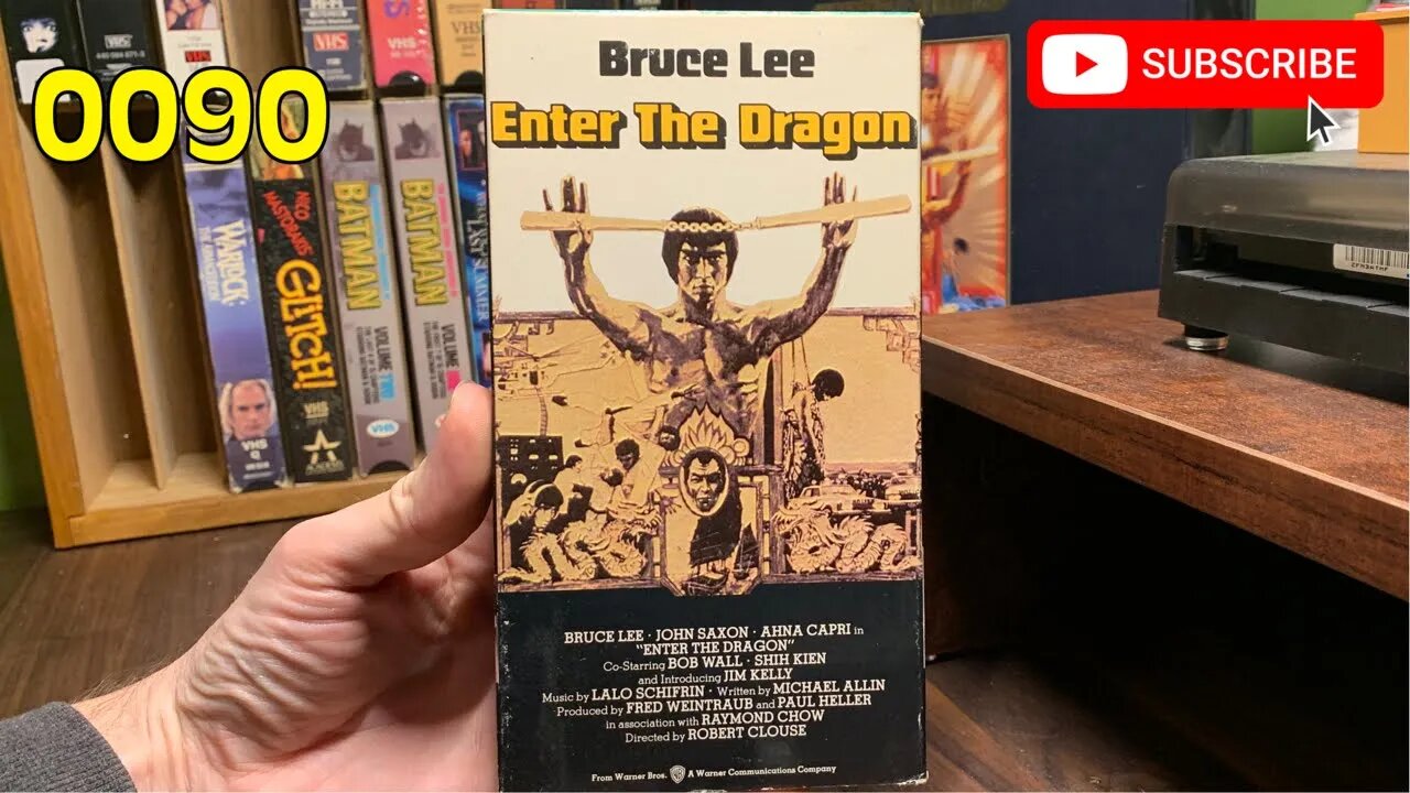 [0090] ENTER THE DRAGON (1973) VHS [INSPECT] [#enterthedragon #enterthedragonVHS]