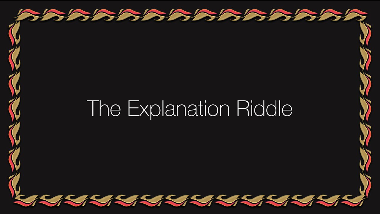 139. Rubric. The Explanation Riddle: Problem. Matthew 13, Mark 4, Luke 8