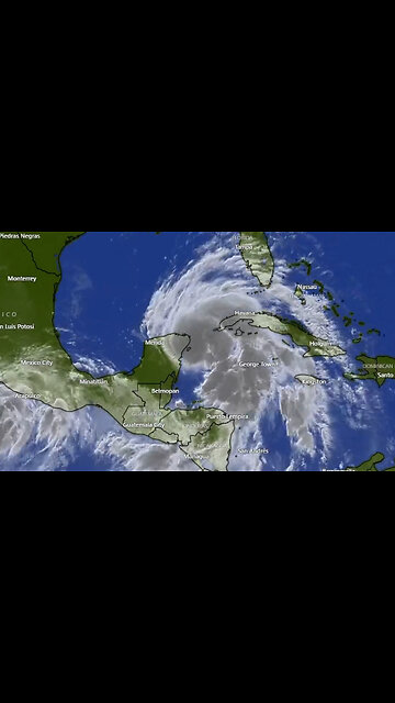 10/05/24 - Hurricane Helen Timelapse - Rapid Intensification