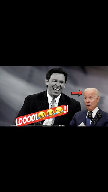 Ron DeSantis EPIC Trolling Biden " End OF.. Repeat the line" 😂