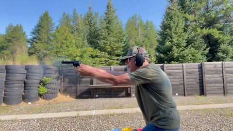 Shooting .45 Schofield Trailboss Loads