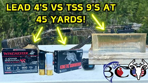 #9's tss vs #4's lead penetration test at 45 yards | bco review |