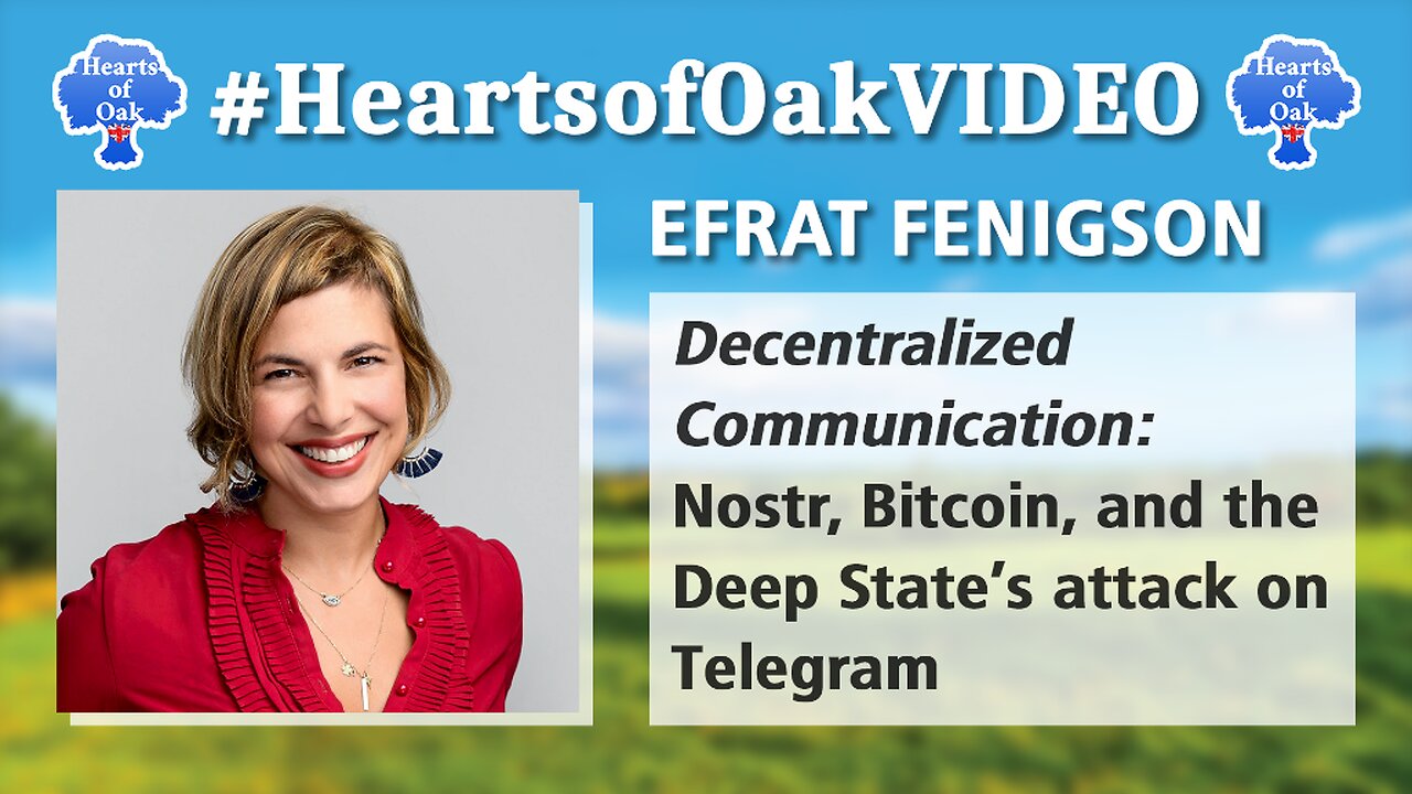 ⁨⁨Efrat Fenigson - Decentralized Communication: Nostr, Bitcoin & the Deep State's Attack on Telegram