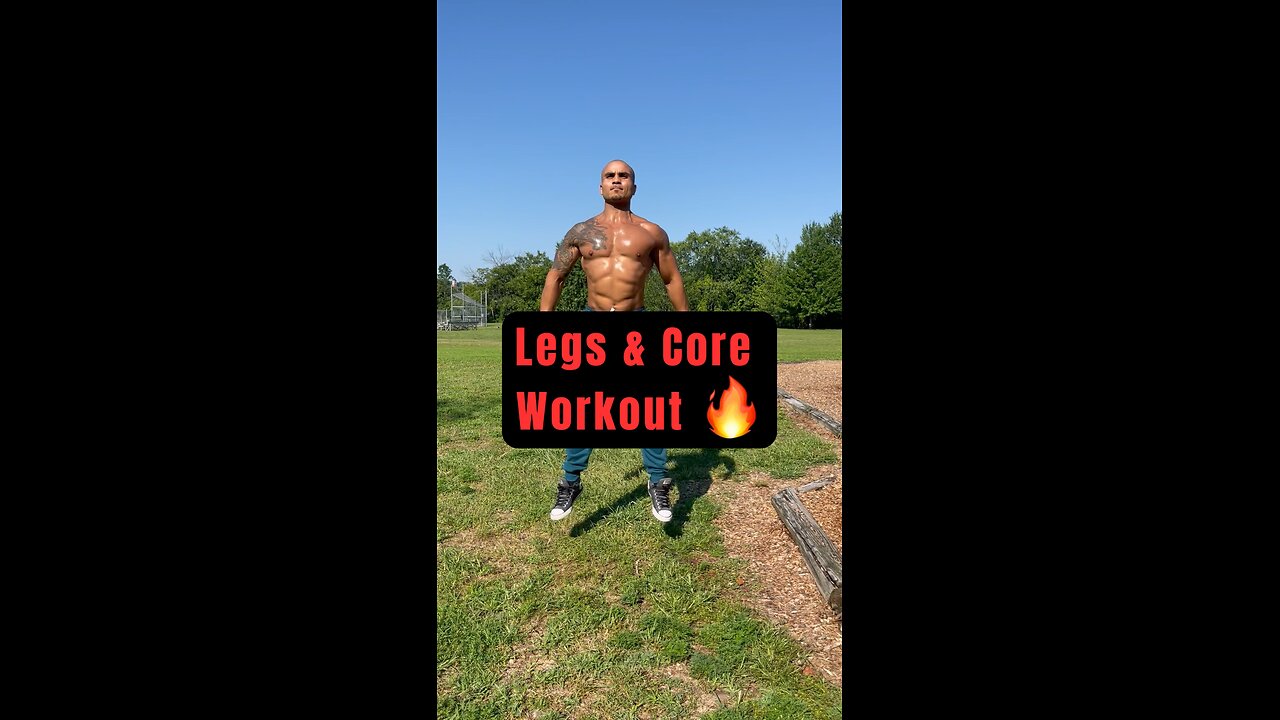 Legs and Core Workout 🔥