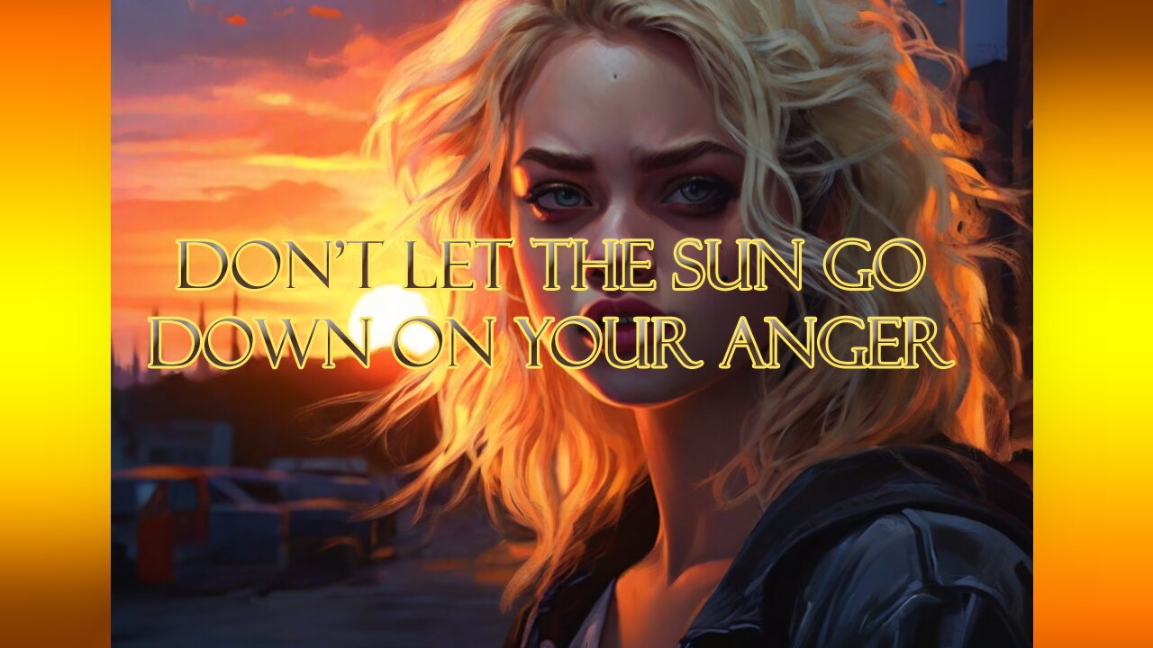 DON'T LET THE SUN GO DOWN ON YOUR ANGER (Supreme Mix)