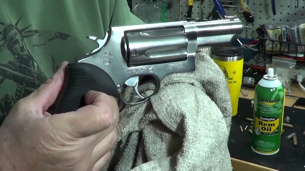 Cleaning A Taurus Judge® 45 Colt / 410 GA Stainless Steel 3 Inch - Not Cleaned For 5 Years