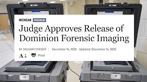 Judge Approves Release of Dominion Forensic Imaging! Massive Failure Rate in Electronic Ballots!