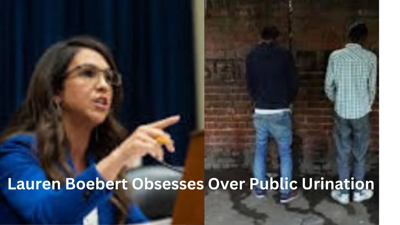 Lauren Boebert Obsesses Over Public Urination at Crime Hearing