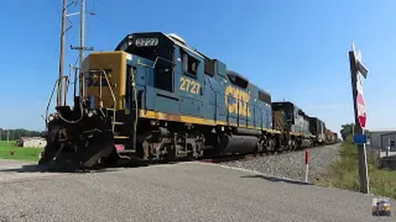 CSX S989 CSX Hot Bottle Car Train Part 2 from Seville, Ohio August 19, 2023