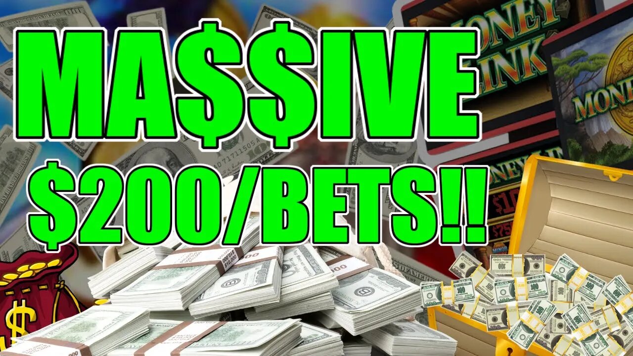 $200 HIGH LIMIT MONEY LINK WINS MASSIVE DOUBLE PROGRESSIVE JACKPOT!