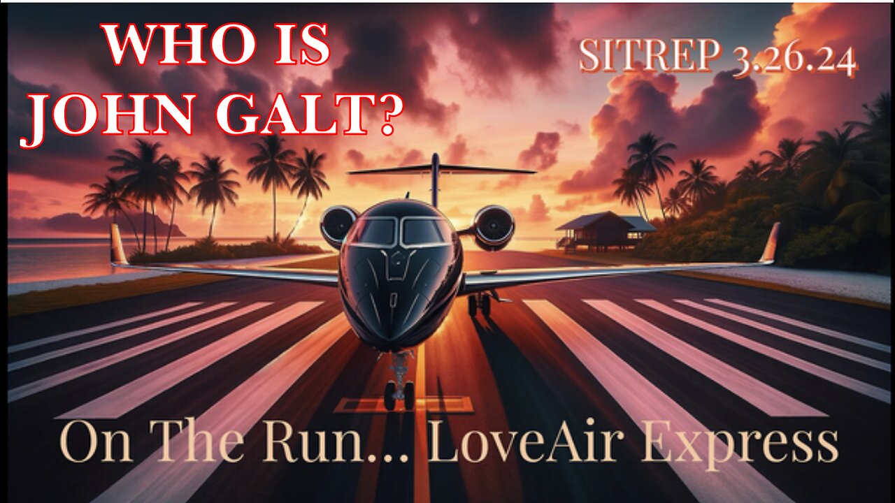 MONKEY WERX- P-DIDDY On The Run - Love Air Express - SITREP 3.26.24. TY JGANON, SGANON