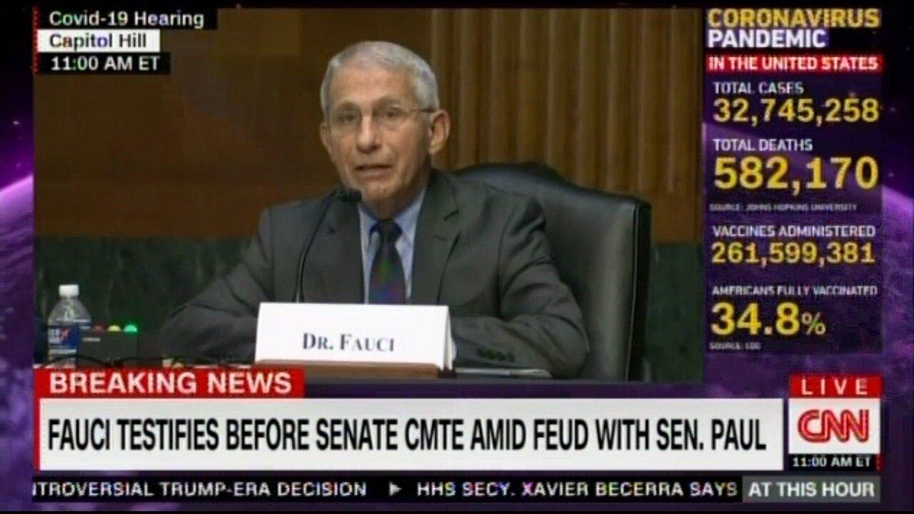 Dr. Fauci Angry When Confronted With Allegation Of Conspiracy