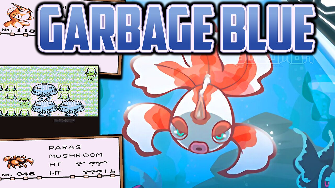 Pokemon Garbage Blue - GB ROM Hack inspired by Pokemon Garbage Green, Poison damage, some puzzles