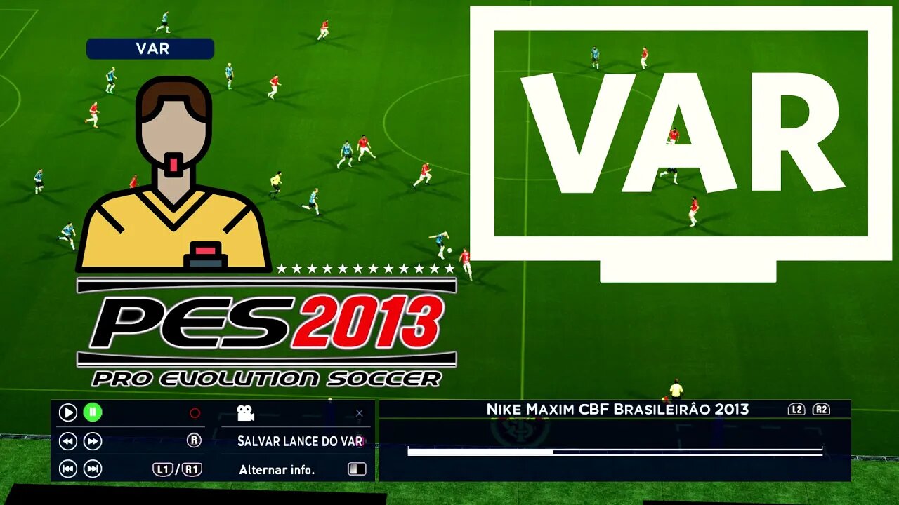 🟢 PES 2013 TEMPORADA 2024 COM VAR !! PC & NOTEBOOK + GAMEPLAY INTERNACIONAL X GREMIO