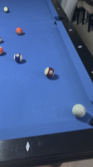 Pool trick shot