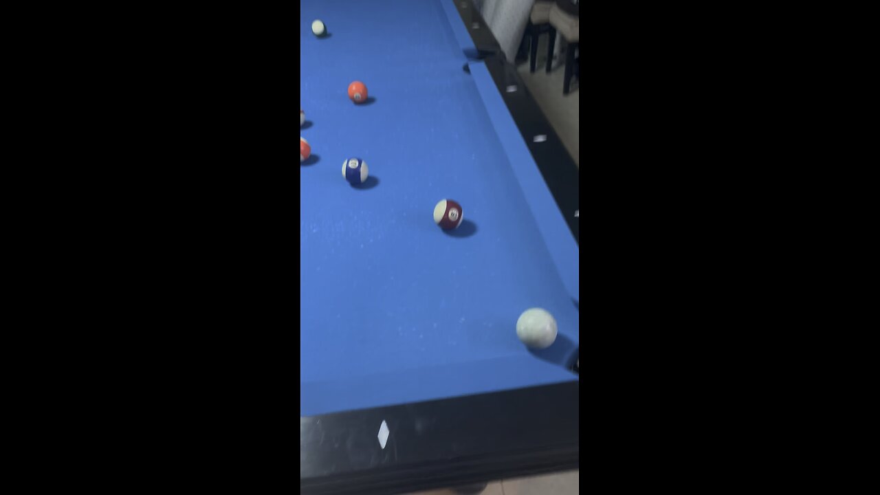 Pool trick shot