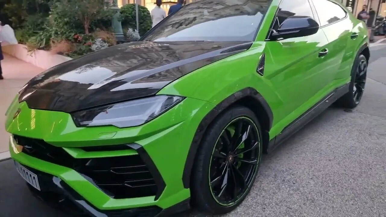 Brutal Lamborghini Urus forged carbon in Monaco [4k 60]