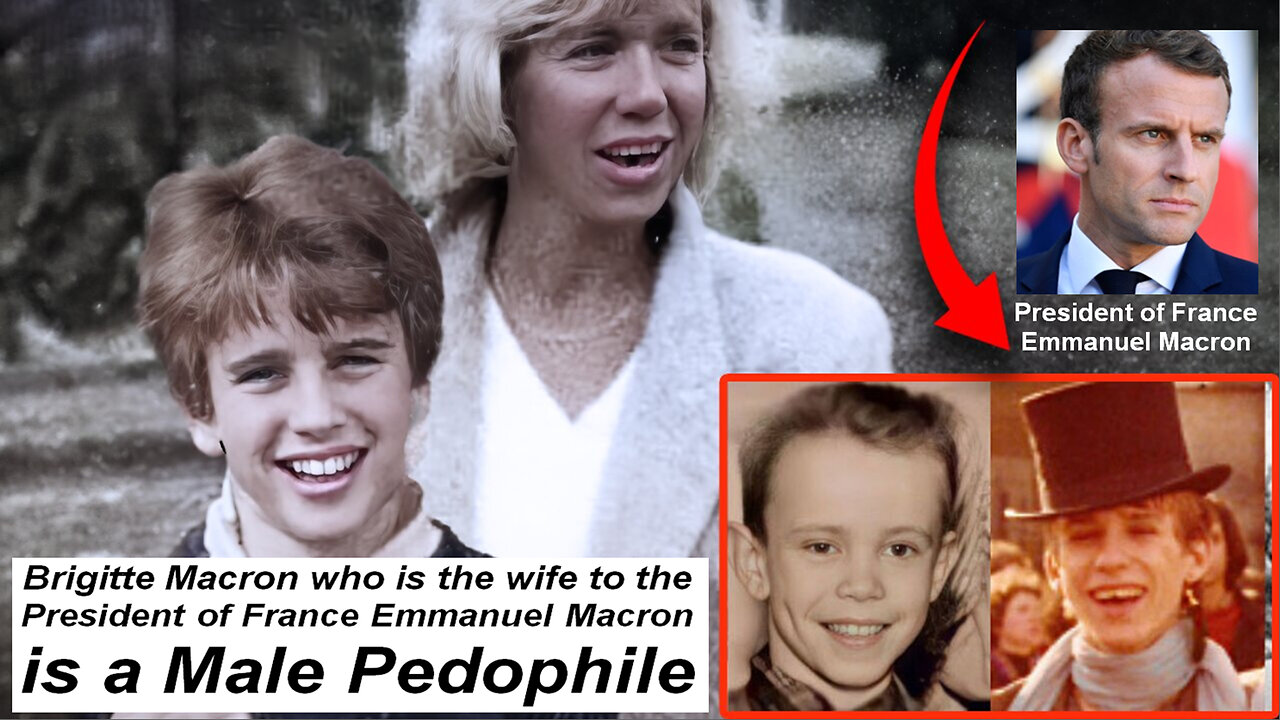 Brigitte Macron (wife of President of France Emmanuel Macron) is a Male Pedophile