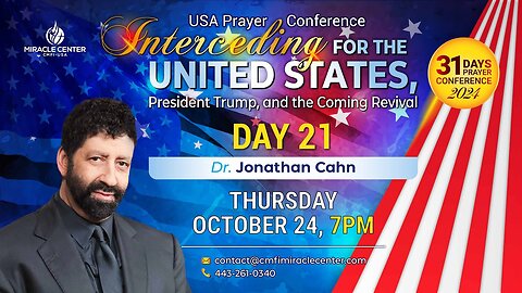 31 Days USA Prayer For President Trump: Day 21 // Dr. Jonathan Cahn