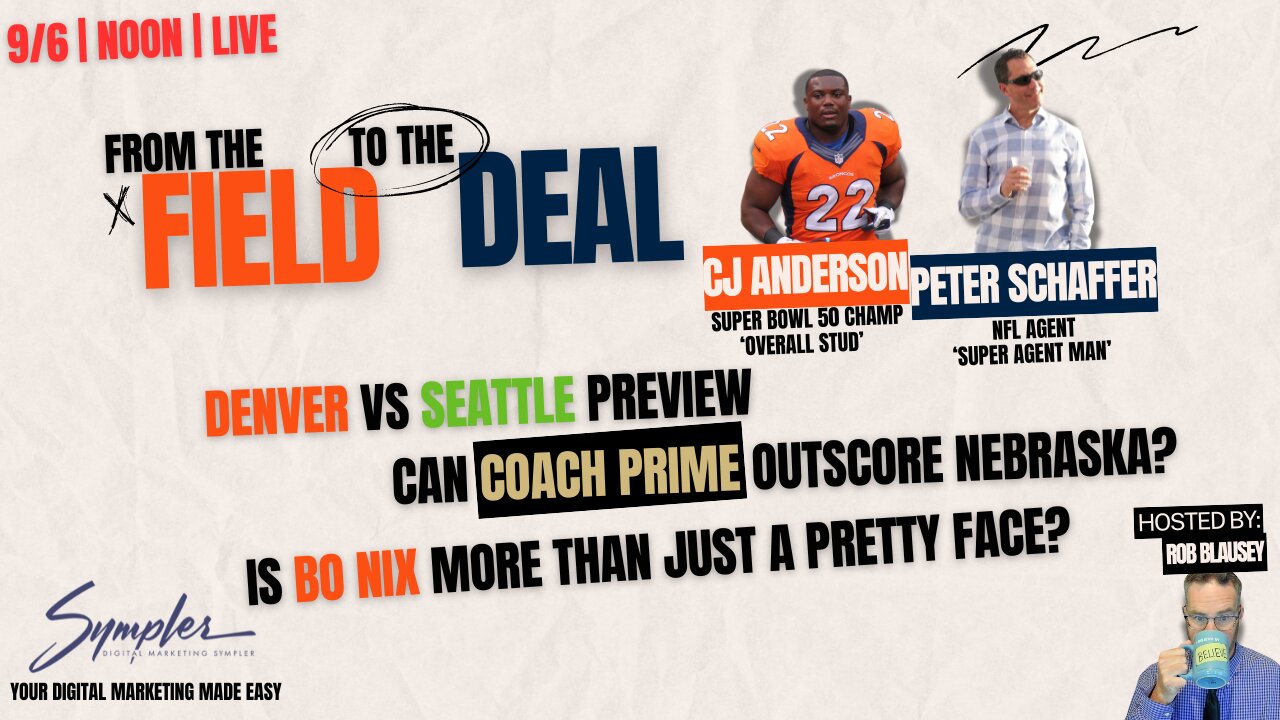 Broncos Week 1 Preview: CJ Anderson & Peter Schaffer