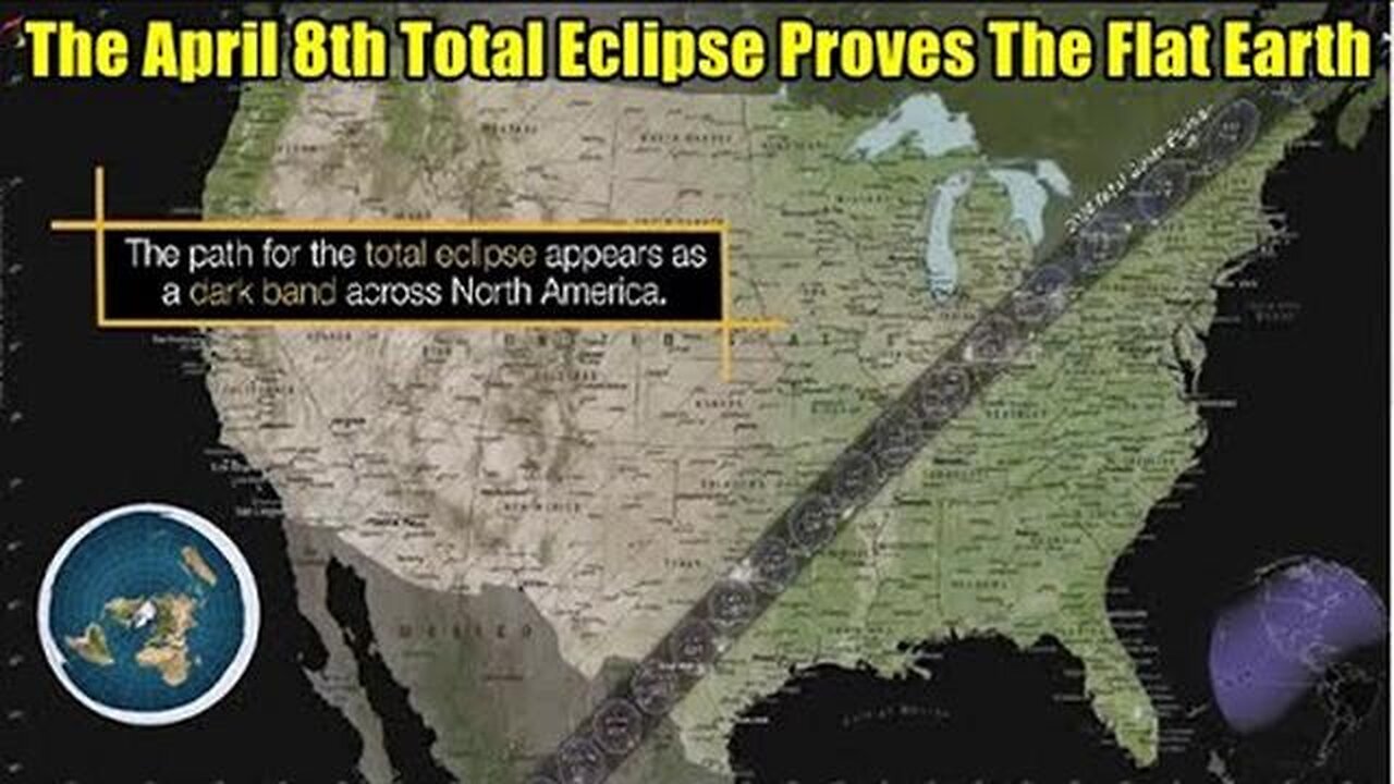 The April 8th Total Eclipse Proves The Flat Earth... 4/10/24..