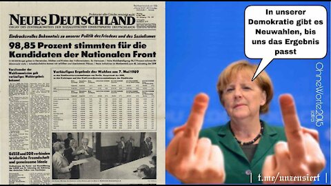 Nach der Wahl standhaft bleiben!