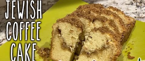 Jewish Coffee Cake | RECIPE | A Winter Tradition