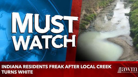 Indiana Residents Freak After Local Creek Turns White