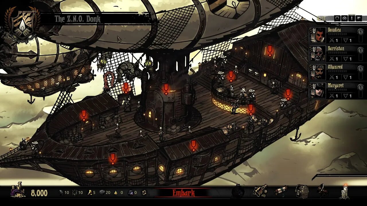 The Black Reliquary tutorial level (Darkest Dungeon huge overhaul)
