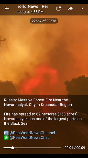 News Shorts: Wildfire in Russia