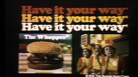 1973 BURGER KING MOTOWN SOUND COMMERCIAL