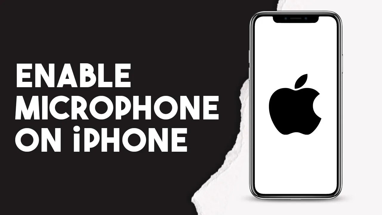 How To Enable Microphone On Iphone