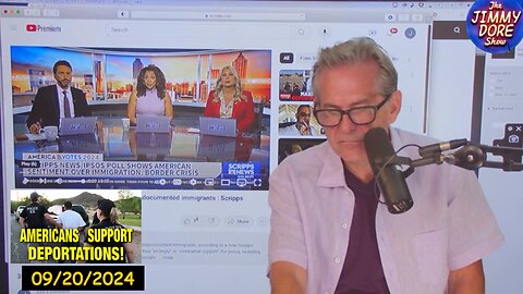 x143a: Jimmy Dore Show - Poll: MAJORITY Of Americans Now Support Mass Deportations!