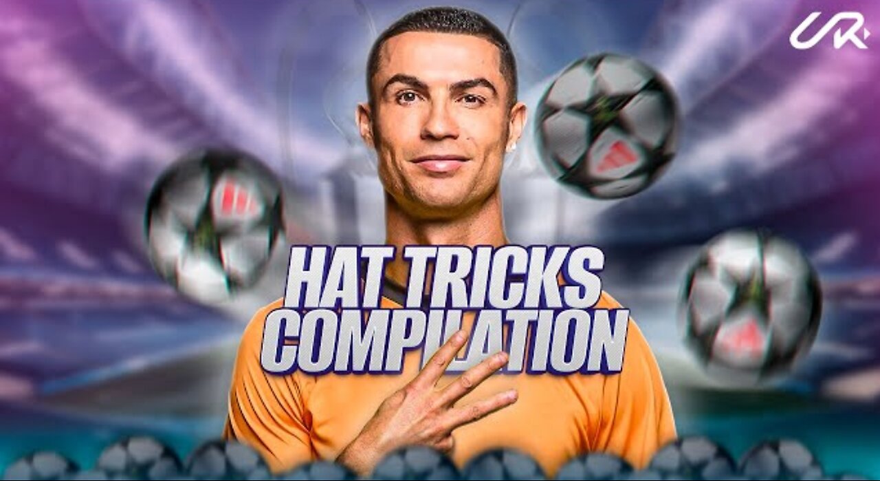 All my HAT-TRICKS in the UEFA Champions League... with special CR7 stickers!