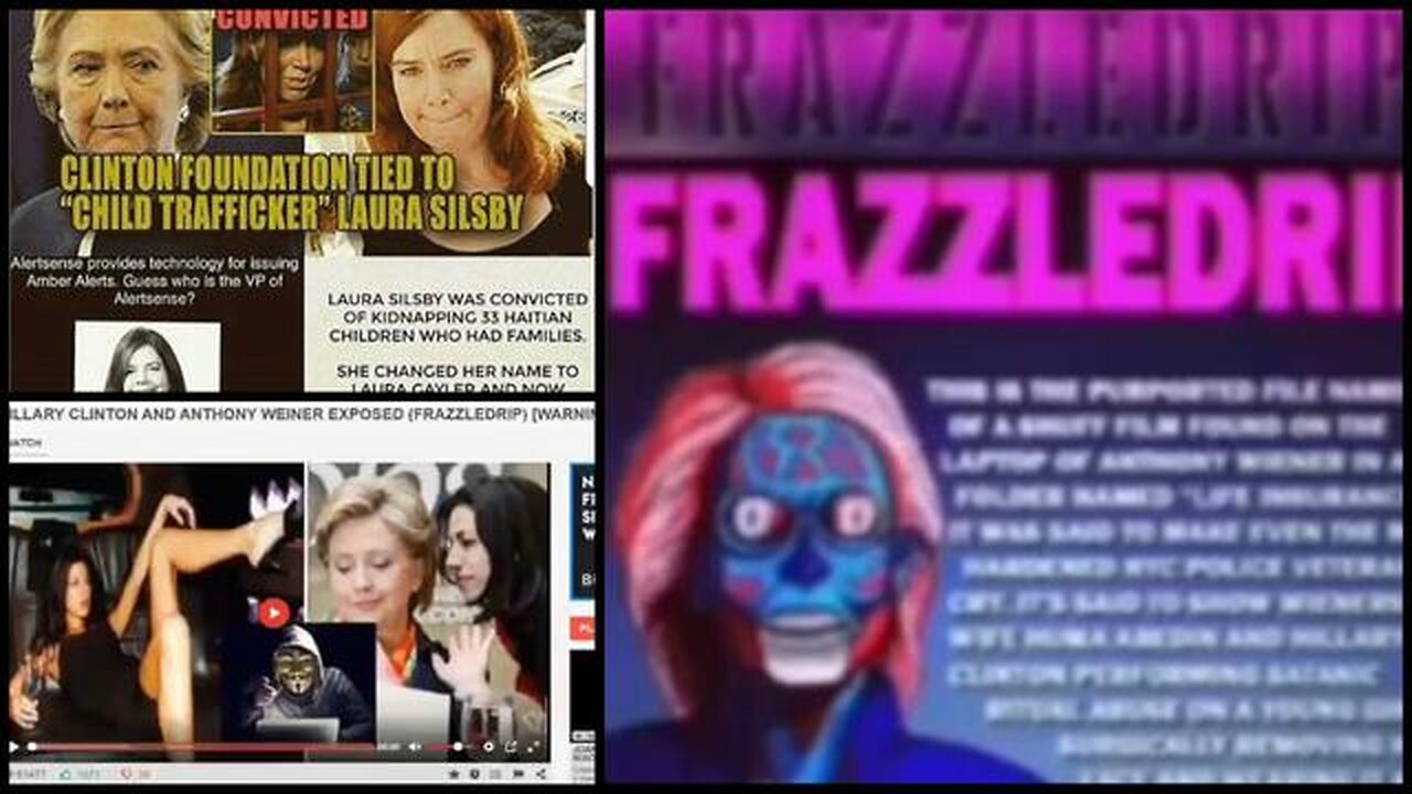 HUMAN TRAFFICKING / HUMAN FARMING / PEDOPHILIA / ADRENOCHROME - HILLARY CLINTON EXPOSED