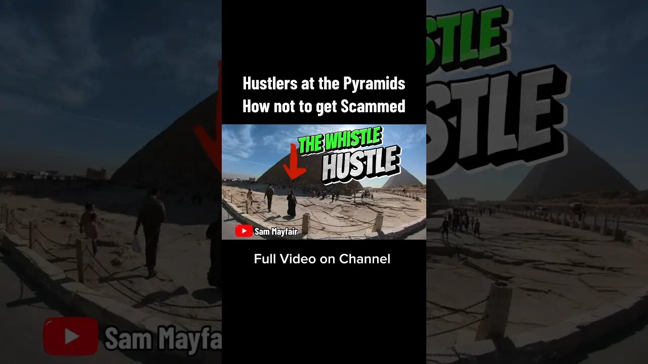 How NOT to get Hustled at the Pyramids! #Shorts