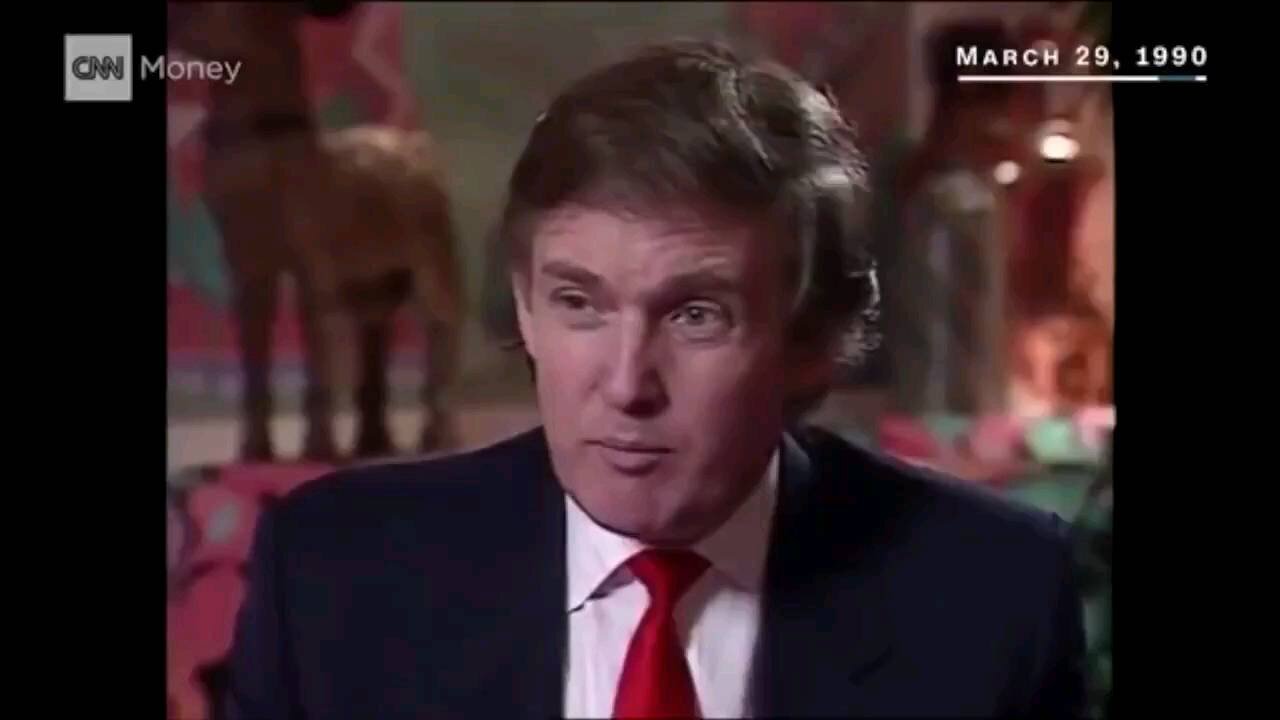 Donald Trump ends Interview by Partisan Activist back in 1990