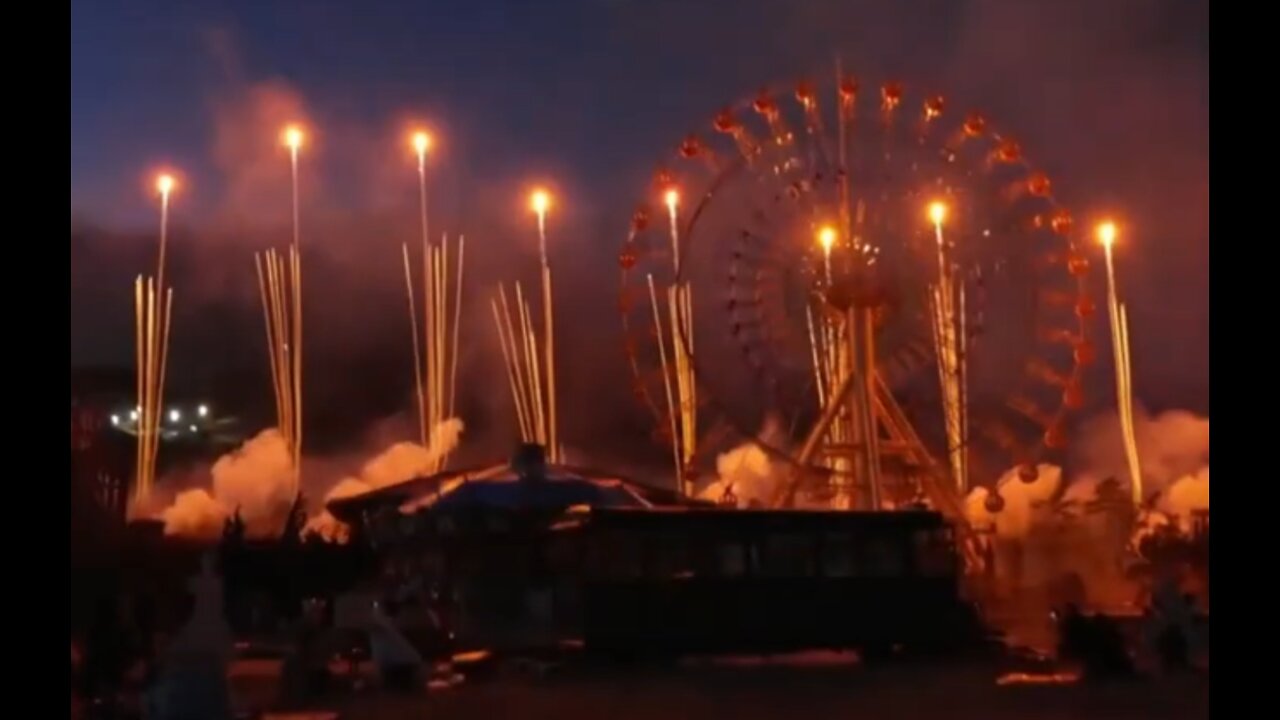 The charm of fireworks on the Japanese skyline.