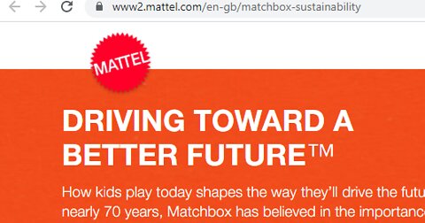 MATTEL SUSTAINABILITY WORK IS BETTER THAN I'VE SEEN IN OTHER COMPANIES-BUT COULD BE IMPROVED