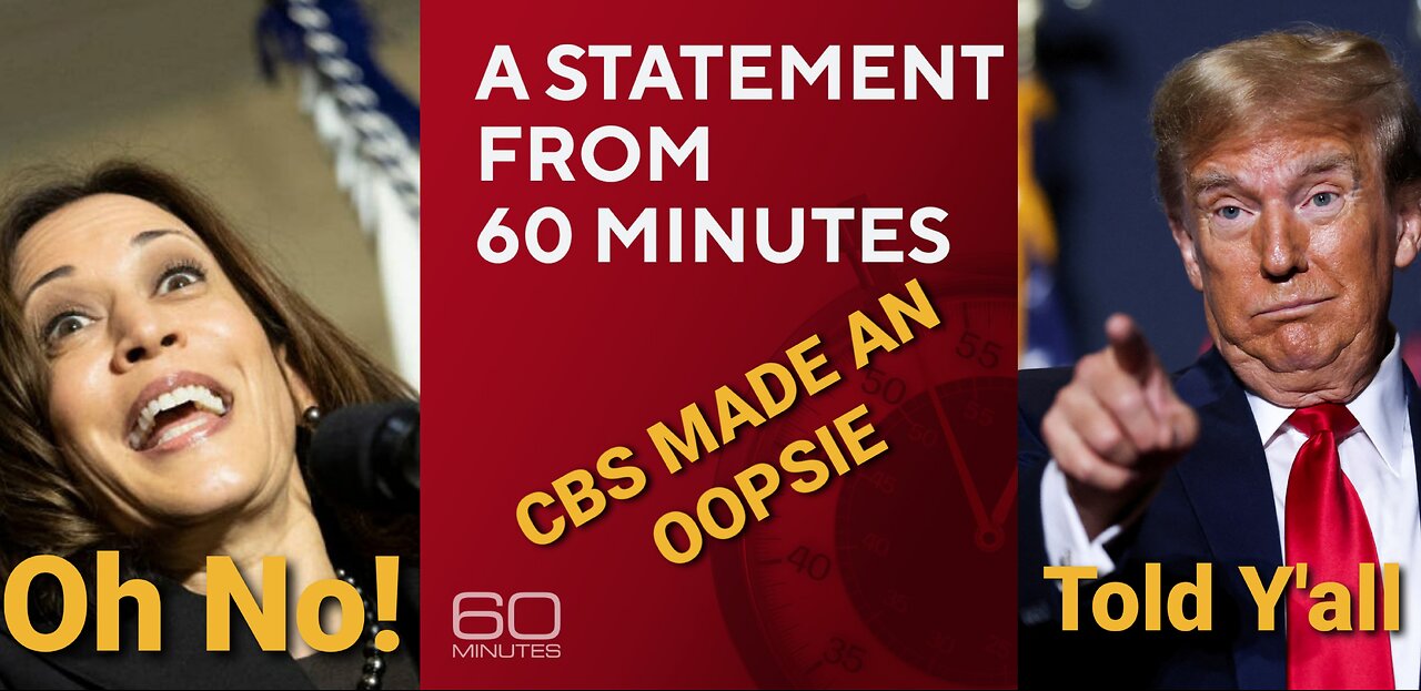 BREAKING! Trump Proven Correct As CBS Admits They Edited Their Interview With Kamala