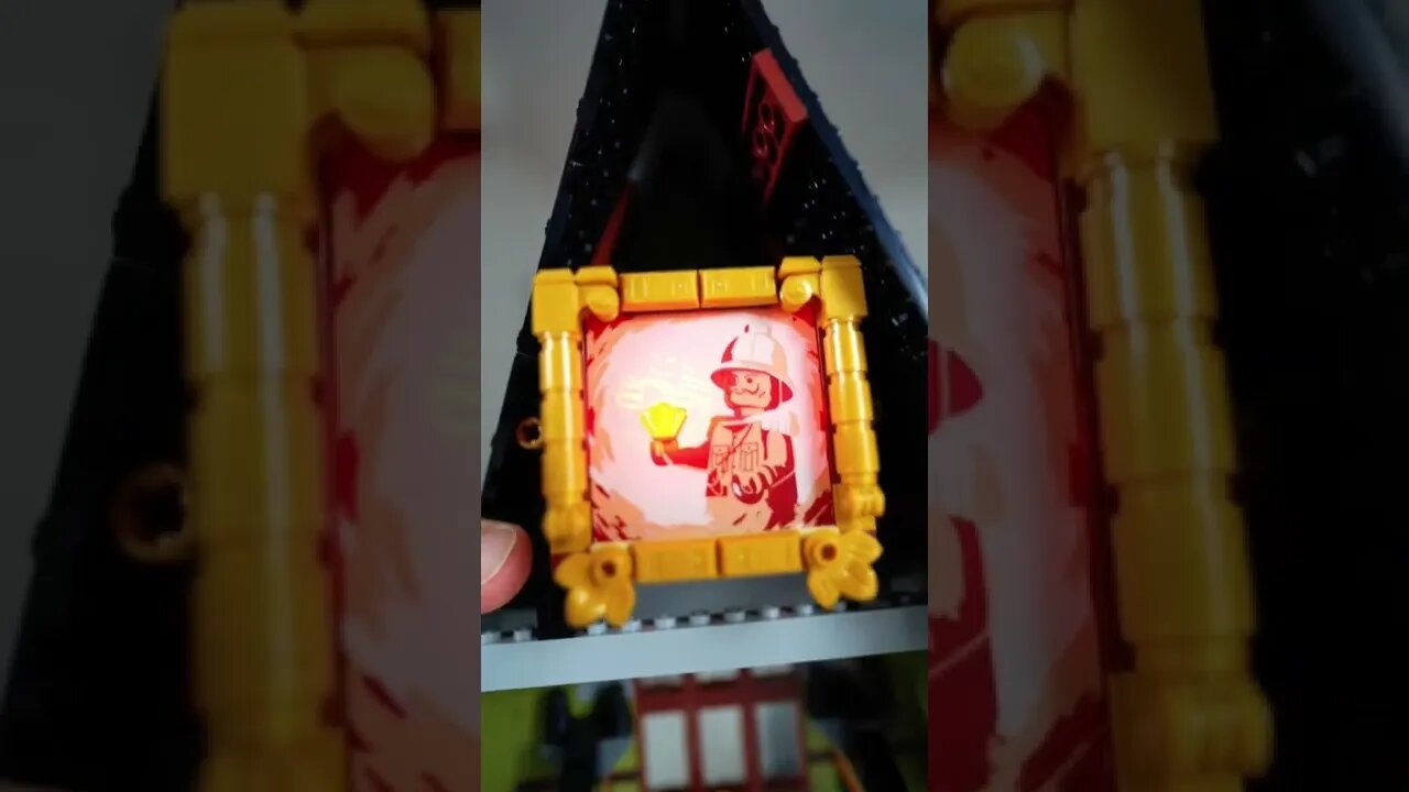 SECRET Effect On LEGO Painting!! #lego #hauntedmansion #halloween