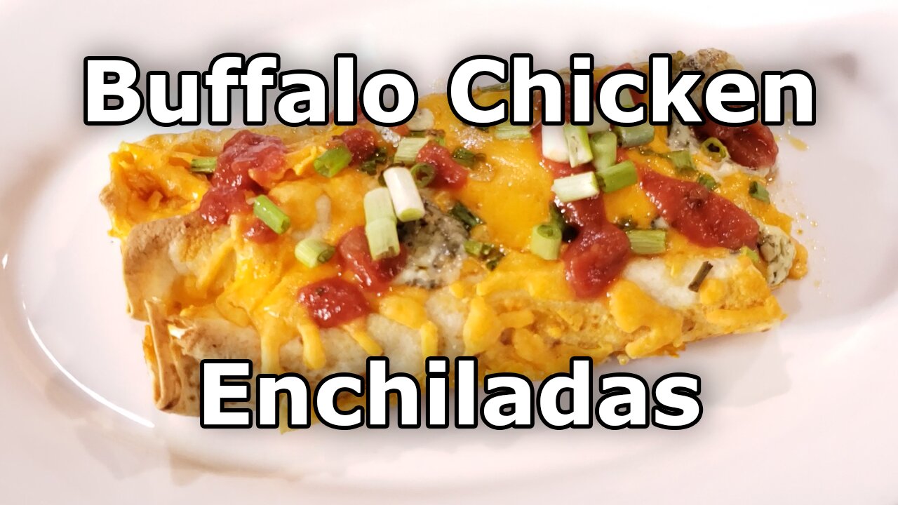 Buffalo Chicken Enchiladas