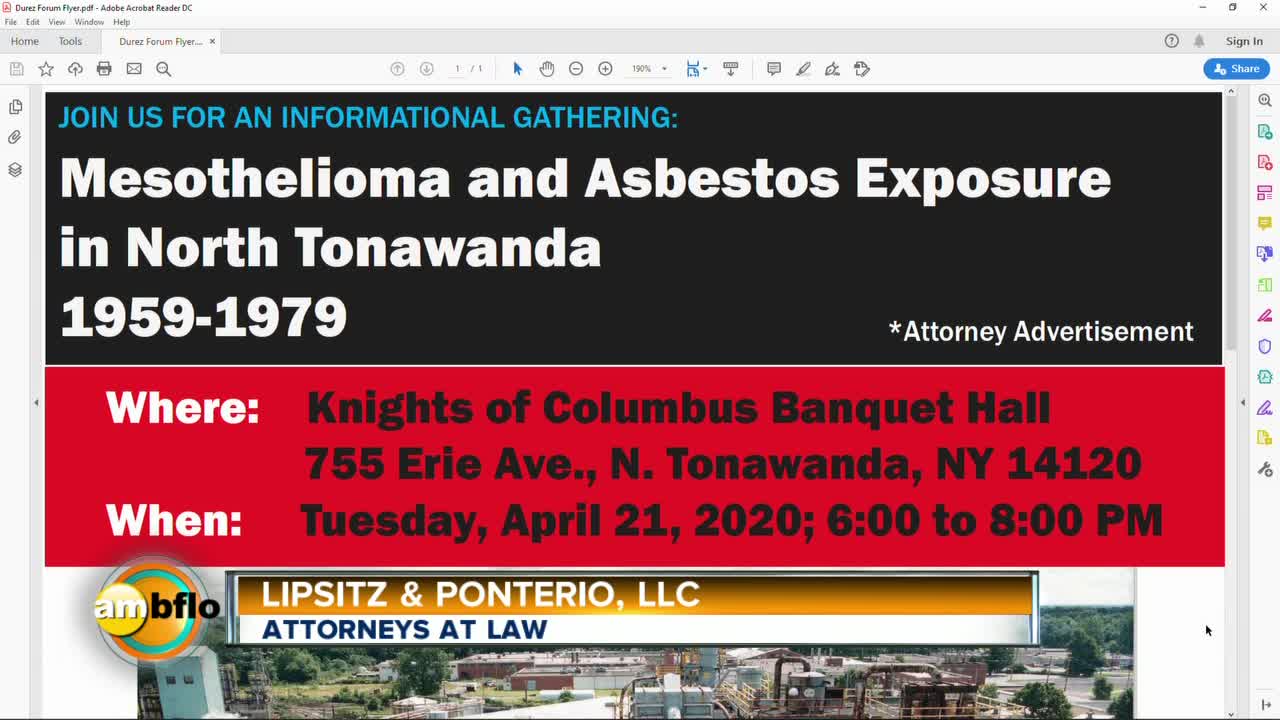 Free Information Seminar - Mesothelioma and Asbestos Exposure