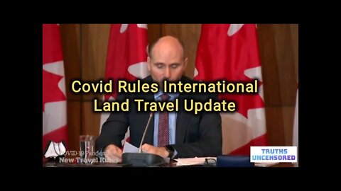 Covid Rules International Land Travel Updates