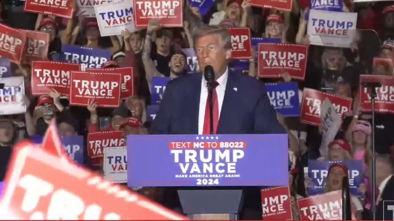 LIVE ~ President Trump Speaks at a Rally in Greenville, North Carolina ~ October 21 2024