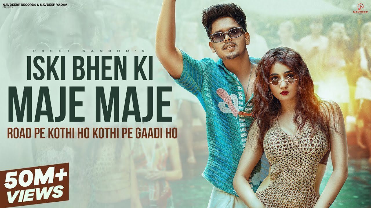 Iski_Bhen_Ki_Maje_Maje__Official____Rod_Pe_Kothi_Ho___Preet_Sandhu,_Nisha___New_Haryanvi_Song_2024