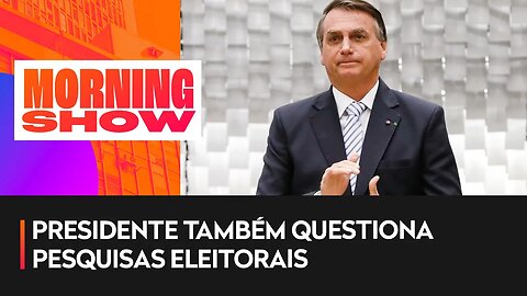 Bolsonaro critica TSE por proibição de gravar no Planalto