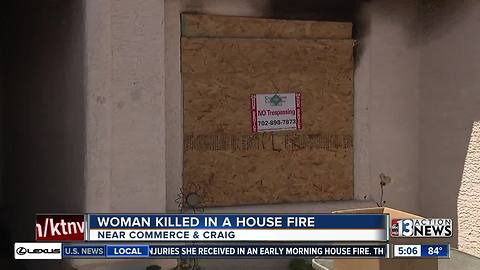 Neighbor talks about woman killed in house fire