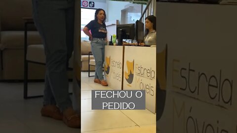 Atendimento aqui na Estrela Móveis é impecável 🙅🏼♀